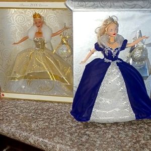 2000 special edition  holiday barbies.